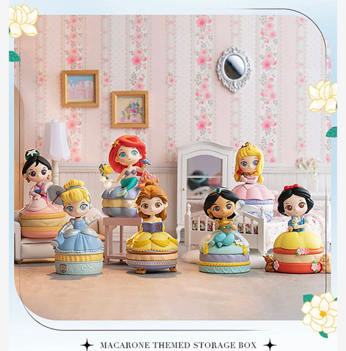 Disney Princess Macaron Jewelry Box Series QALTGC